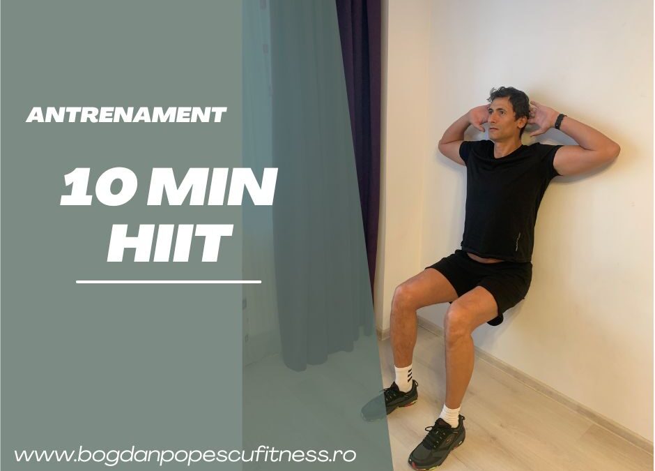 10 Minute HIIT Antrenament la Perete