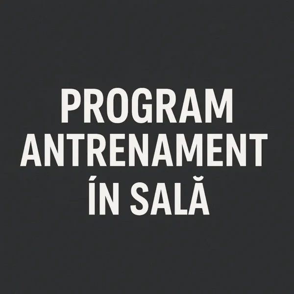 Program antrenament sală – 4 săptămâni pentru slăbire și tonifiere