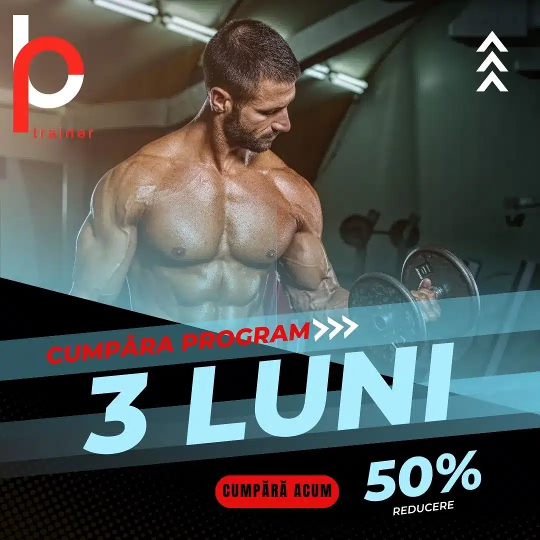 Program antrenament in sala barbati pentru o luna