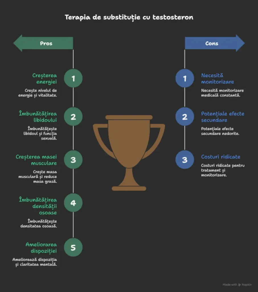 Dozele utilizate în terapia TRT - visual selection